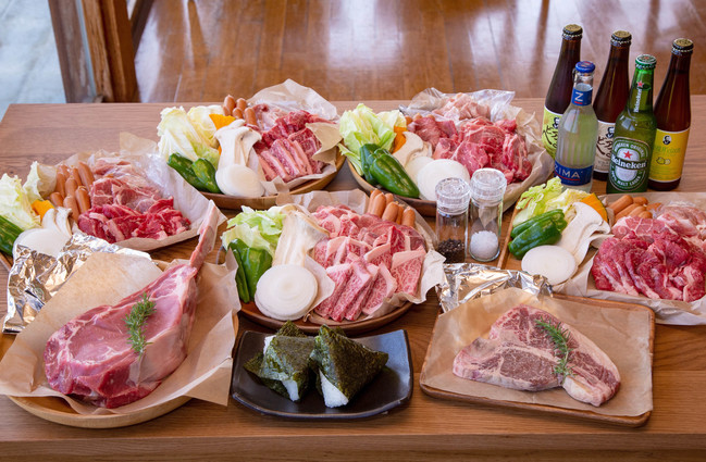 道具レンタルや食材の注文もできるので手ぶらでバーベキューもできます!
