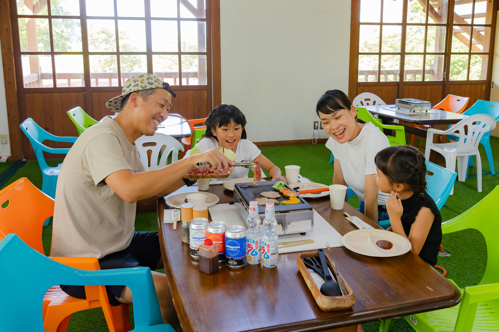 室内なので小さいお子様がいても安心。