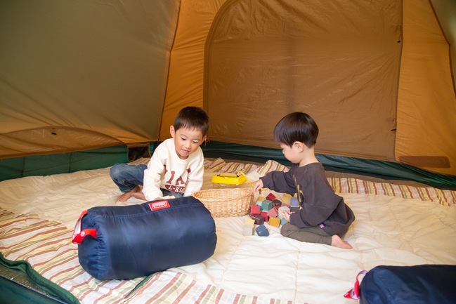 いつもと違う生活に子供たちのテンションも上がる↑↑